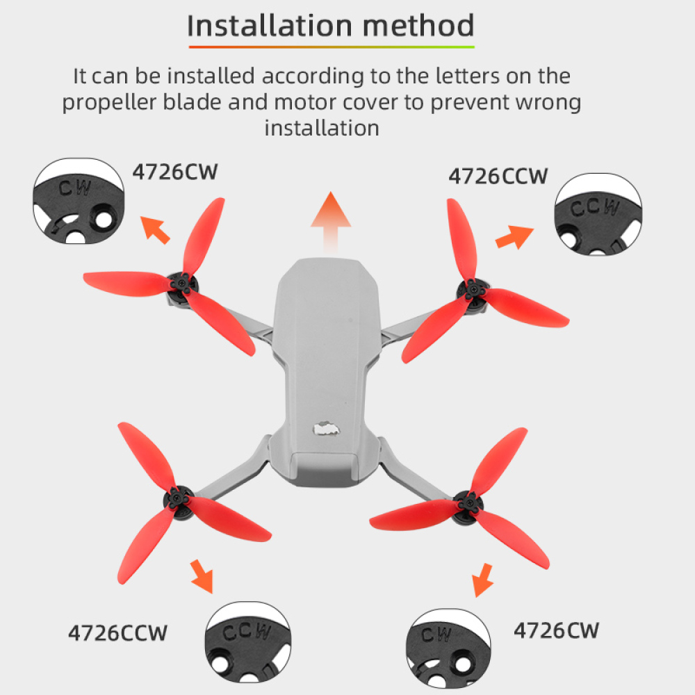 Dji Drone Mini 3 - Śmigła szybkozłączne 4726f do drona DJI