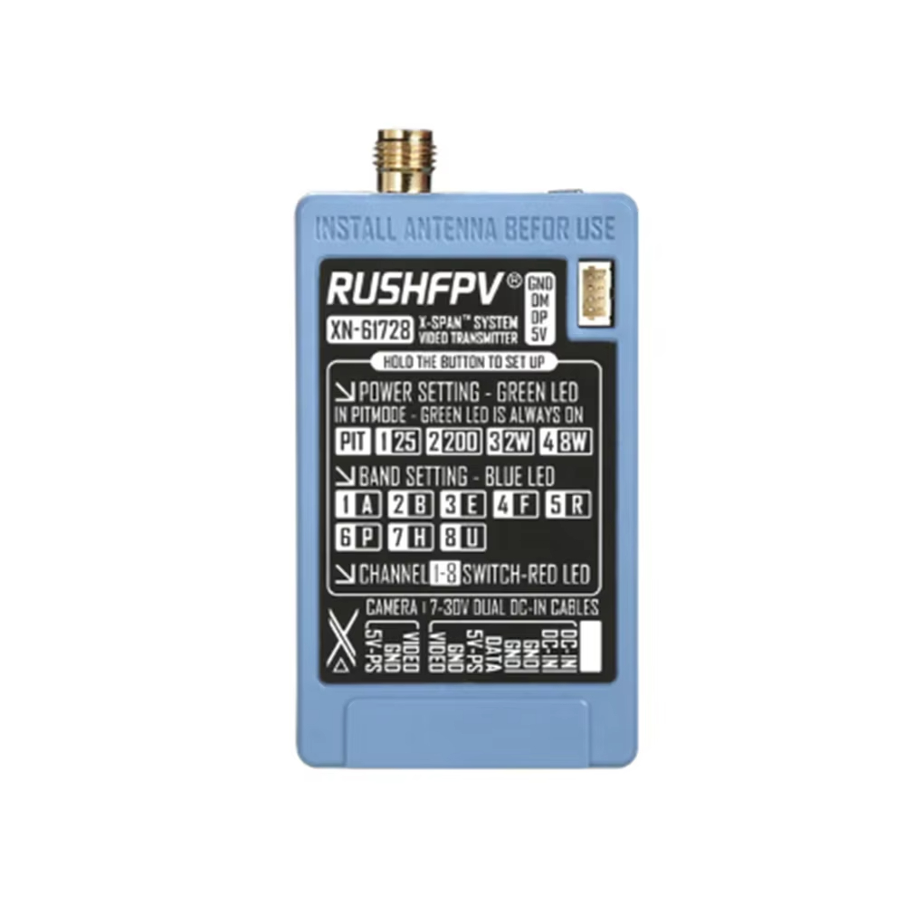 RUSHFPV 6.1‑7.2G 8W X61728 VTX – Fpv Drone Vtx recenzja i cena