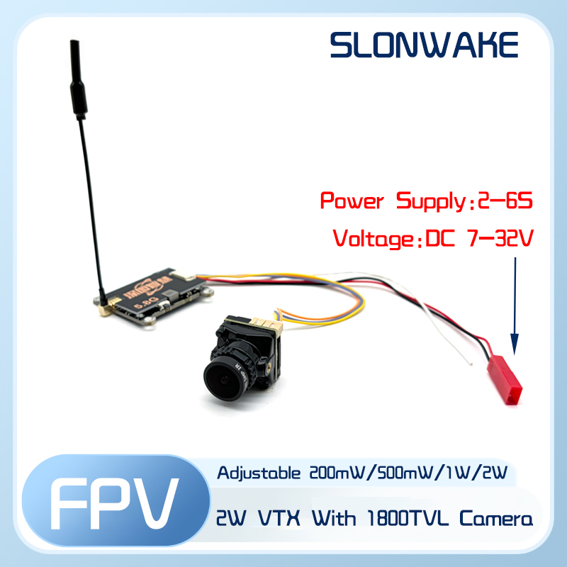 Nadajnik SLONWAKE 5.8G 56CH 2W – Fpv Drone Transmitter recenzja i cena