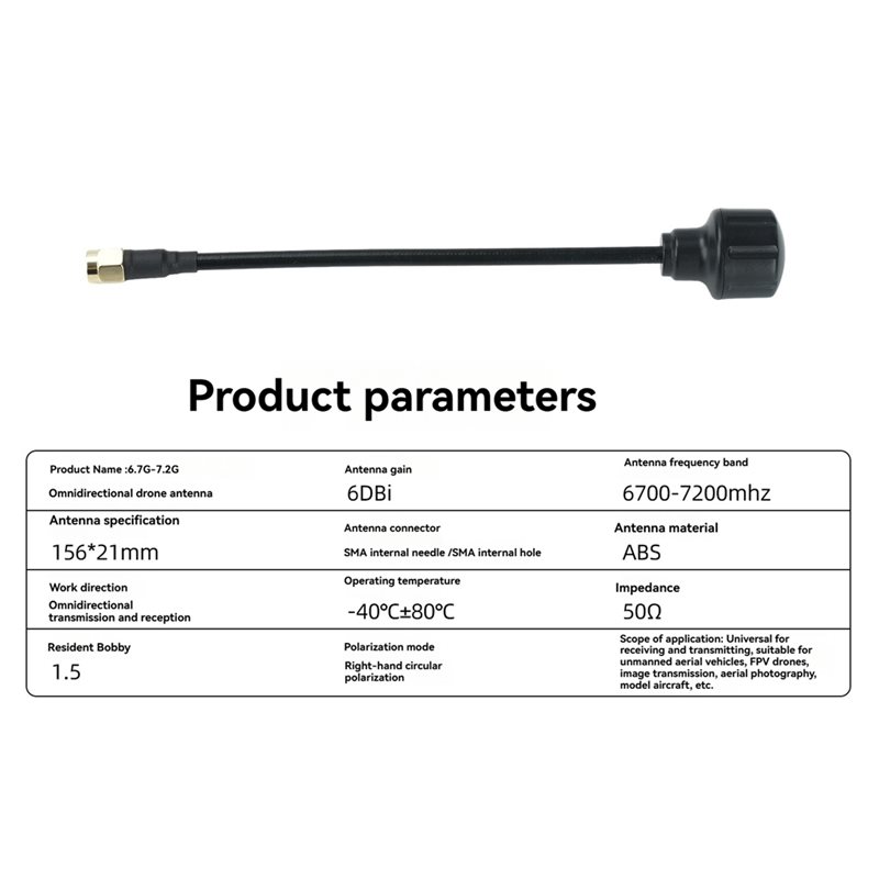 [NOWOŚĆ! A25P] Antena SMA 6.7- – Fpv Drone Antenna recenzja i cena