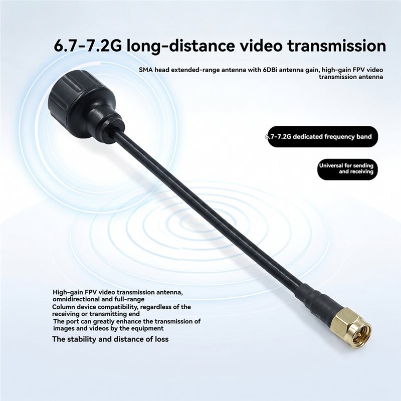 [NOWOŚĆ! A25P] Antena SMA 6.7- – Fpv Drone Antenna recenzja i cena